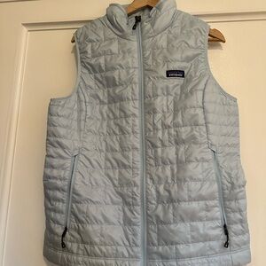 Patagonia vest light icy blue